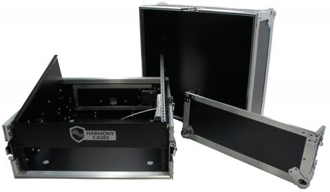 Harmony Cases HCM2U DJ Pro Audio 10U Slant Top 4U Vertical Mixer
