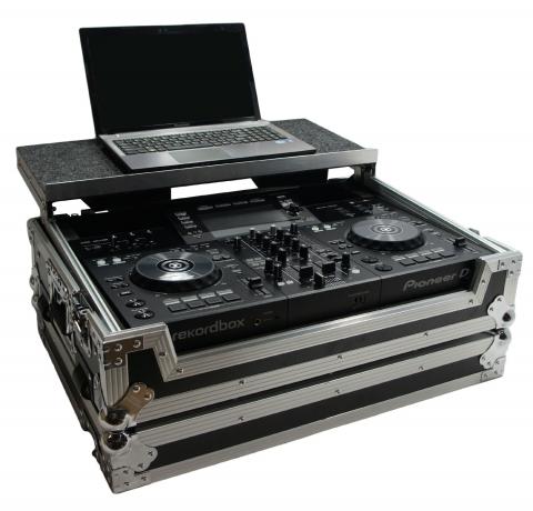 Harmony HCXDJRRLT Flight Angle Glide Laptop Stand DJ 1U Rack Case